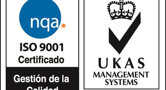 Certificado con las normas ISO:9001